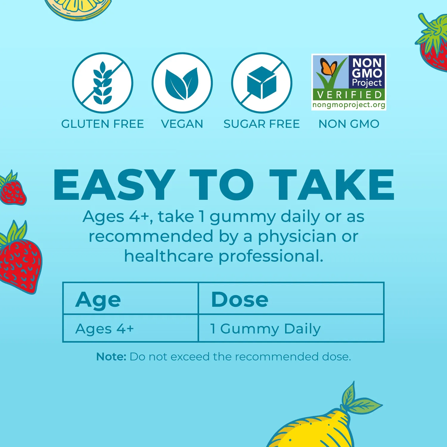 MaryRuth's Kids Triad of Health gummies 3-pakning barn