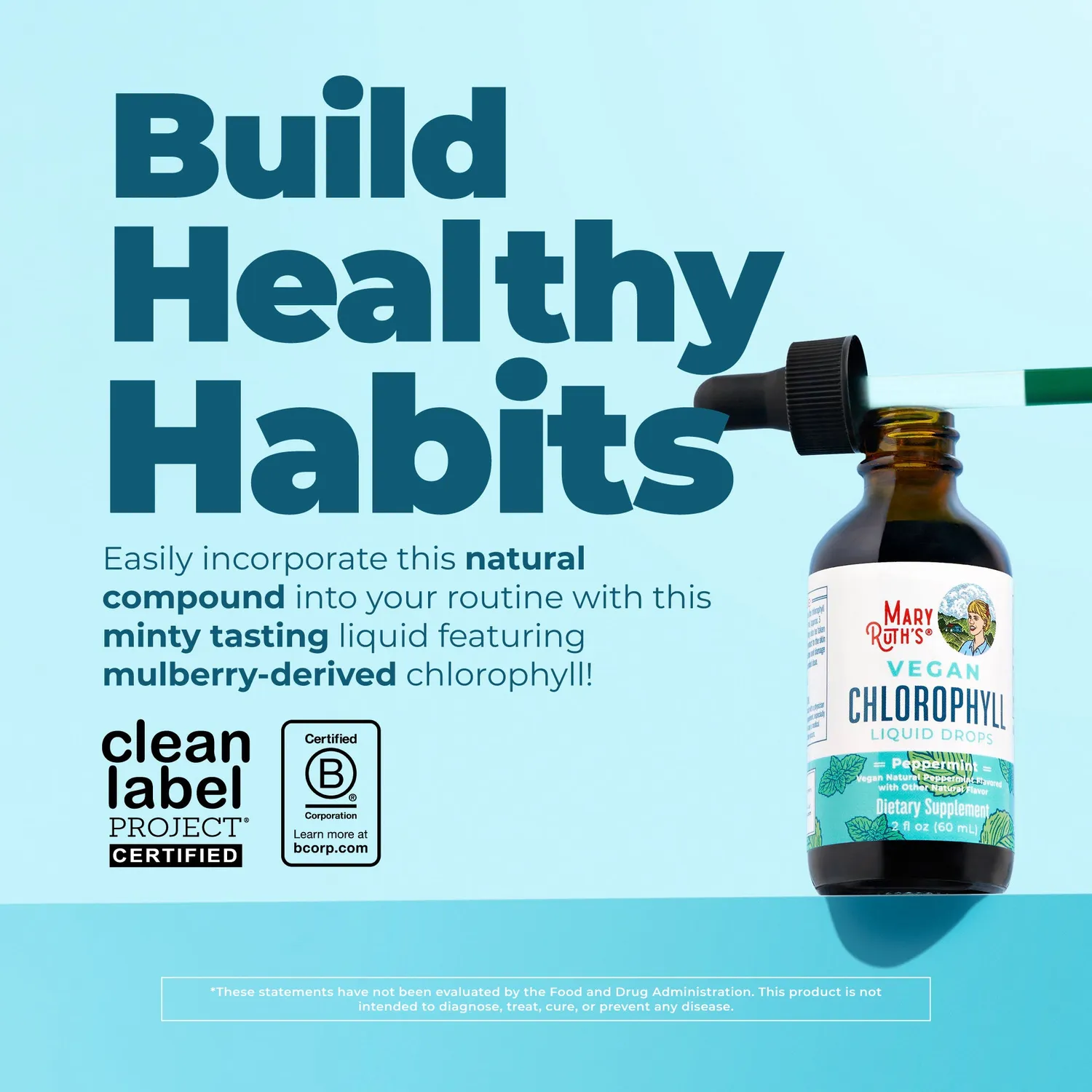 MaryRuth's Chlorophyll klorofyll dråper morbær