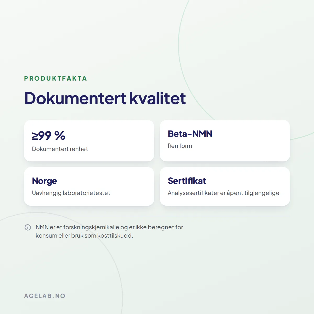 NAD Total NMN pulver 30 gram høyren beta-nmn