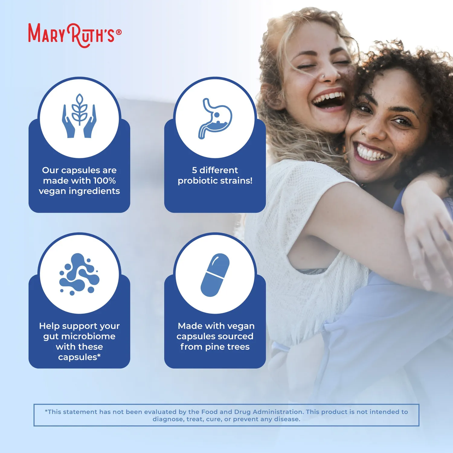 MaryRuth's Complete Gut Health+ kapsler 30 stk 3-i-1