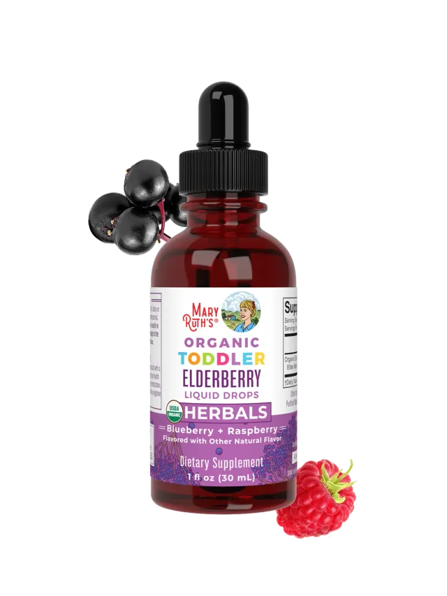 MaryRuth's Organic Toddler Elderberry dråper 128 doser