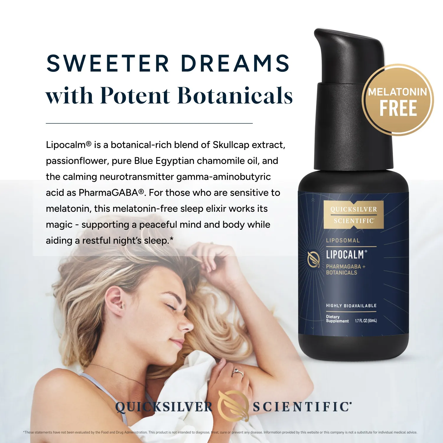 Quicksilver Scientific LipoCalm serum 50 ml for søvn
