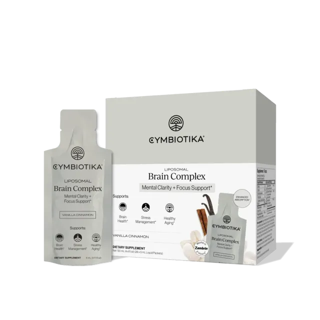 Cymbiotika Liposomal Brain Complex kosttilskudd fokus