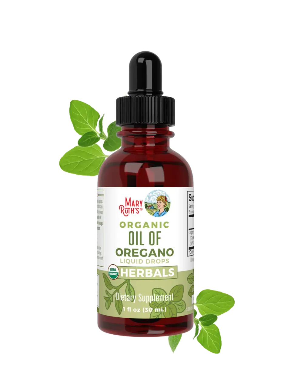 MaryRuth's Oil of Oregano dråper økologisk 30 doser
