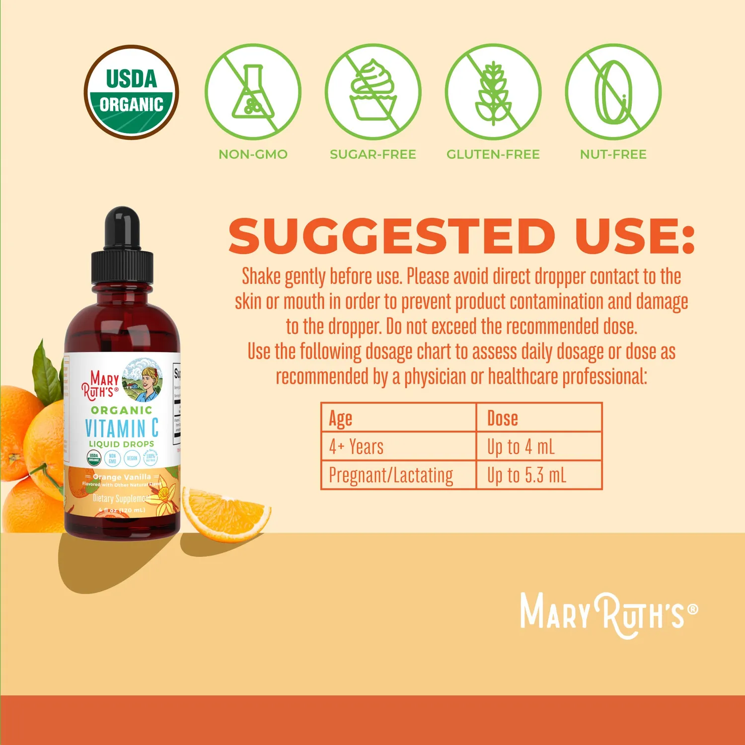 MaryRuth's Vitamin C vitamindråper 30 ml acerola
