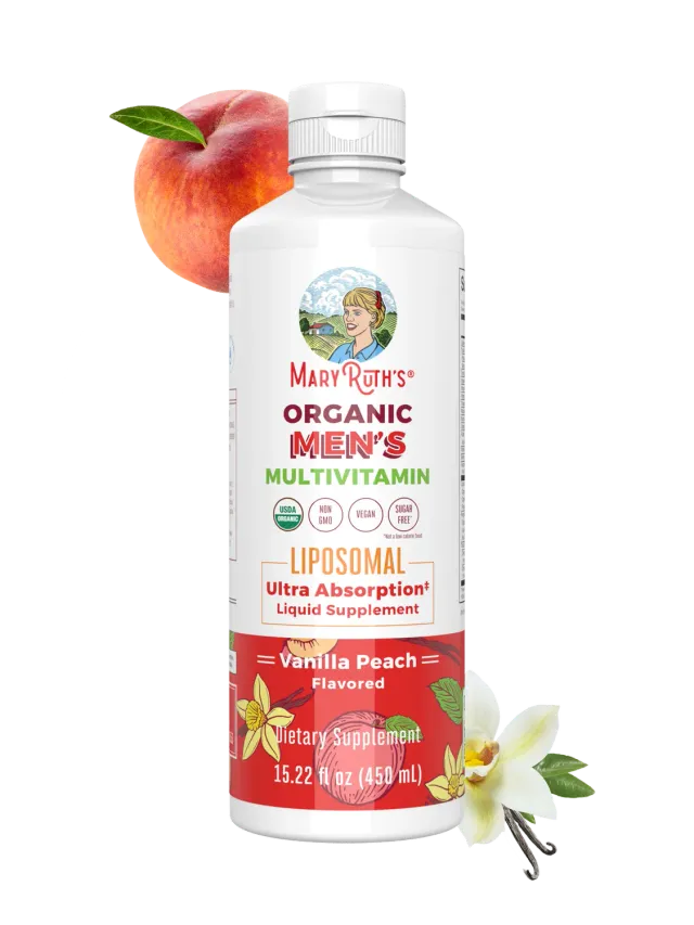 MaryRuth's Men's Multivitamin Liposomal vanilje fersken