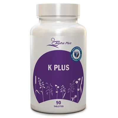 A+ Multivitamin K Plus Kaliumtilskudd 90 tabletter niacin