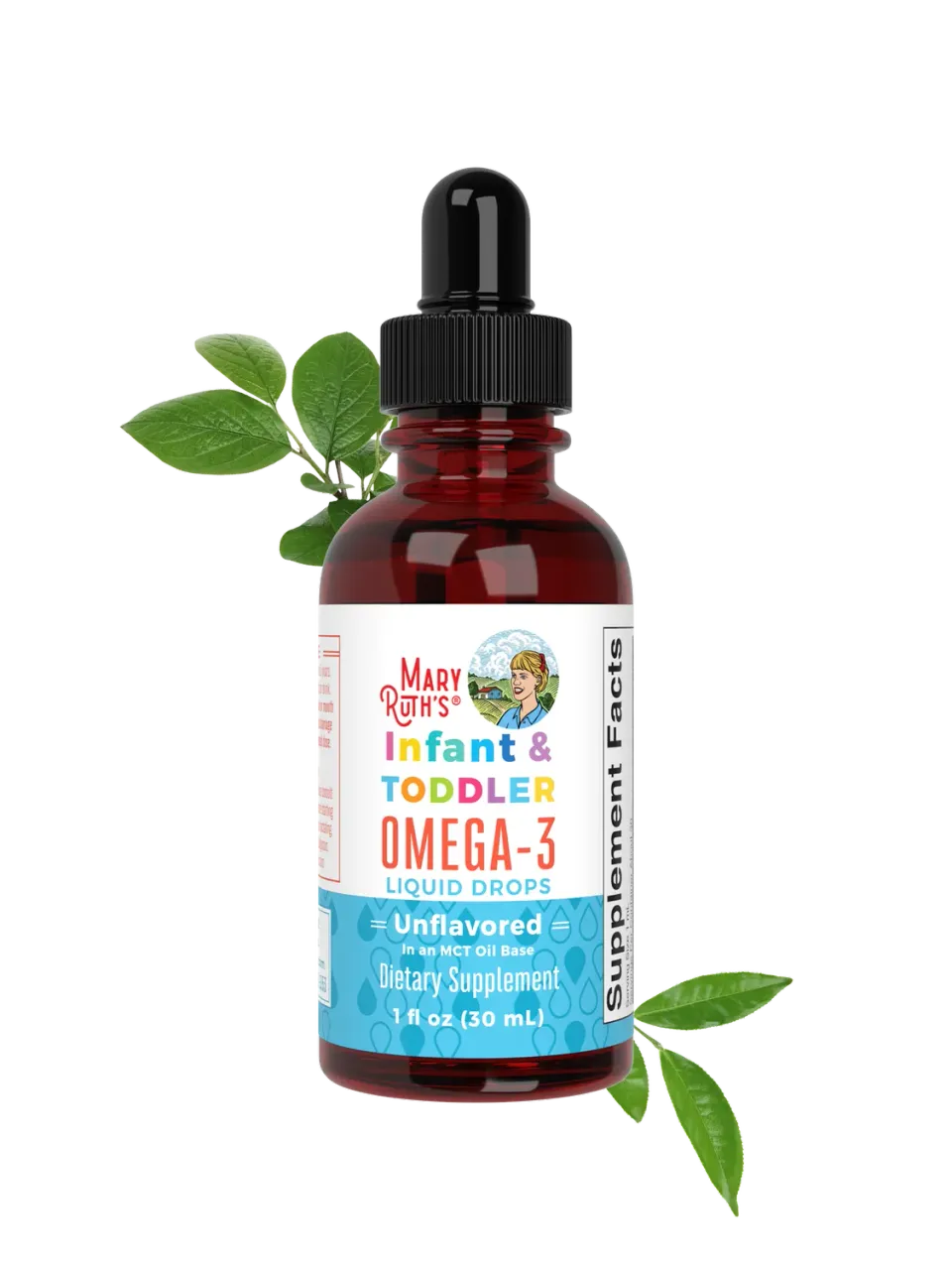 MaryRuth's Infant Omega-3 dråper alge DHA smaksnøytral