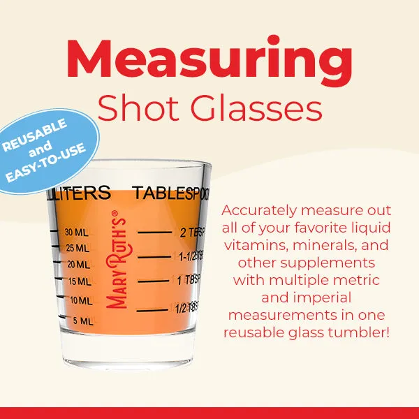 MaryRuth's Measuring Shot Glass målebeger 30 ml
