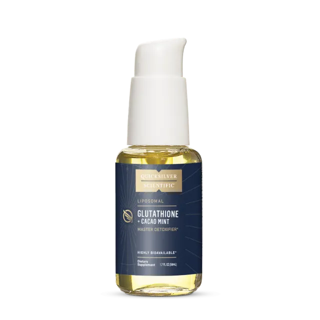 Quicksilver Liposomal Glutathione flytende 50ml cacao mint