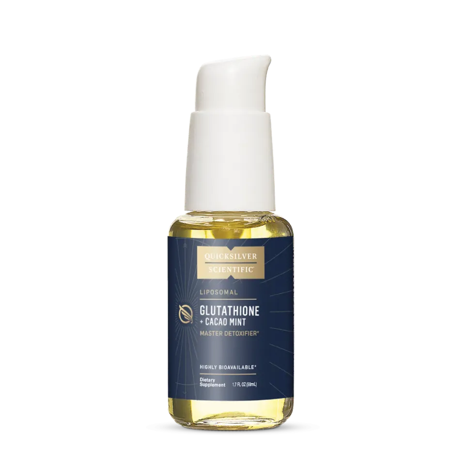 Quicksilver Liposomal Glutathione flytende 50ml cacao mint