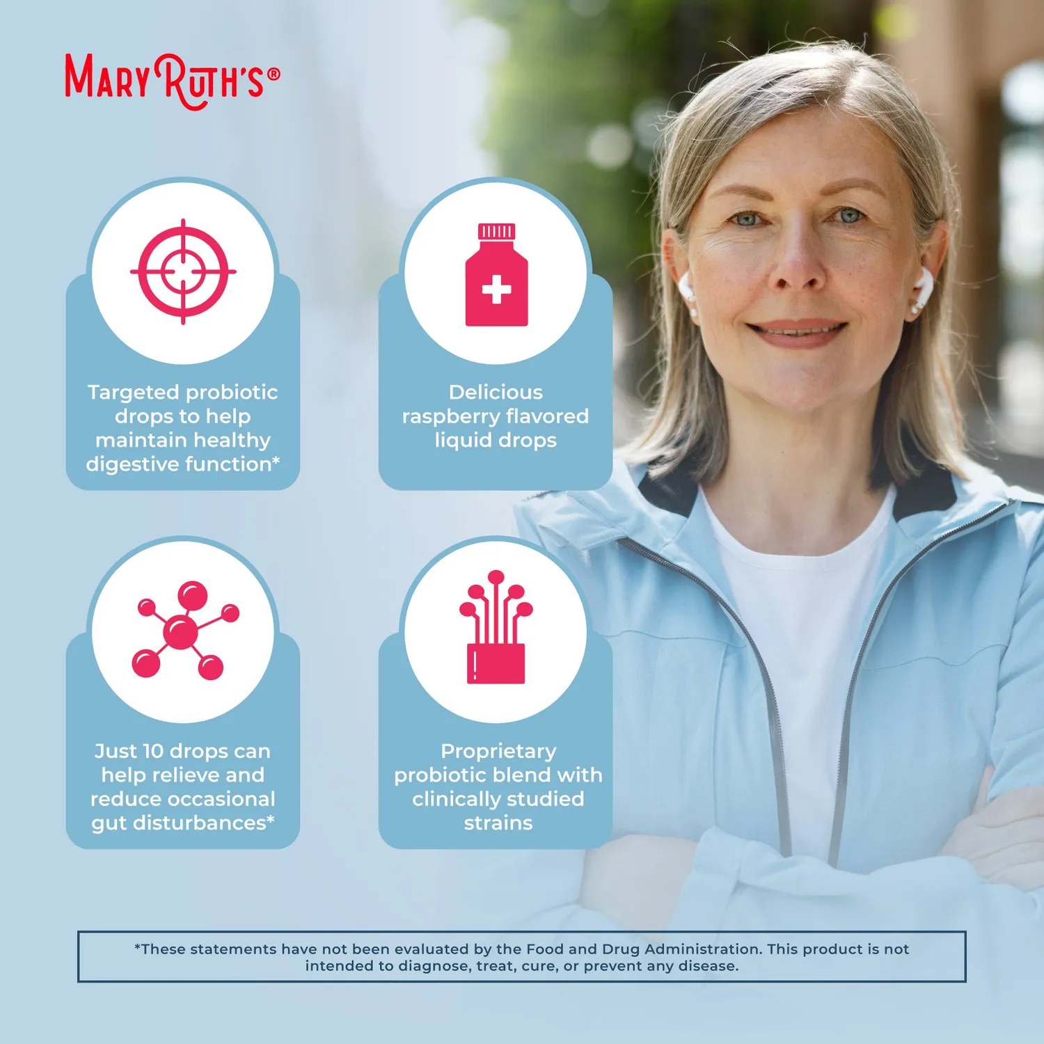 MaryRuth's Women's 40+ Precision probiotikadråper