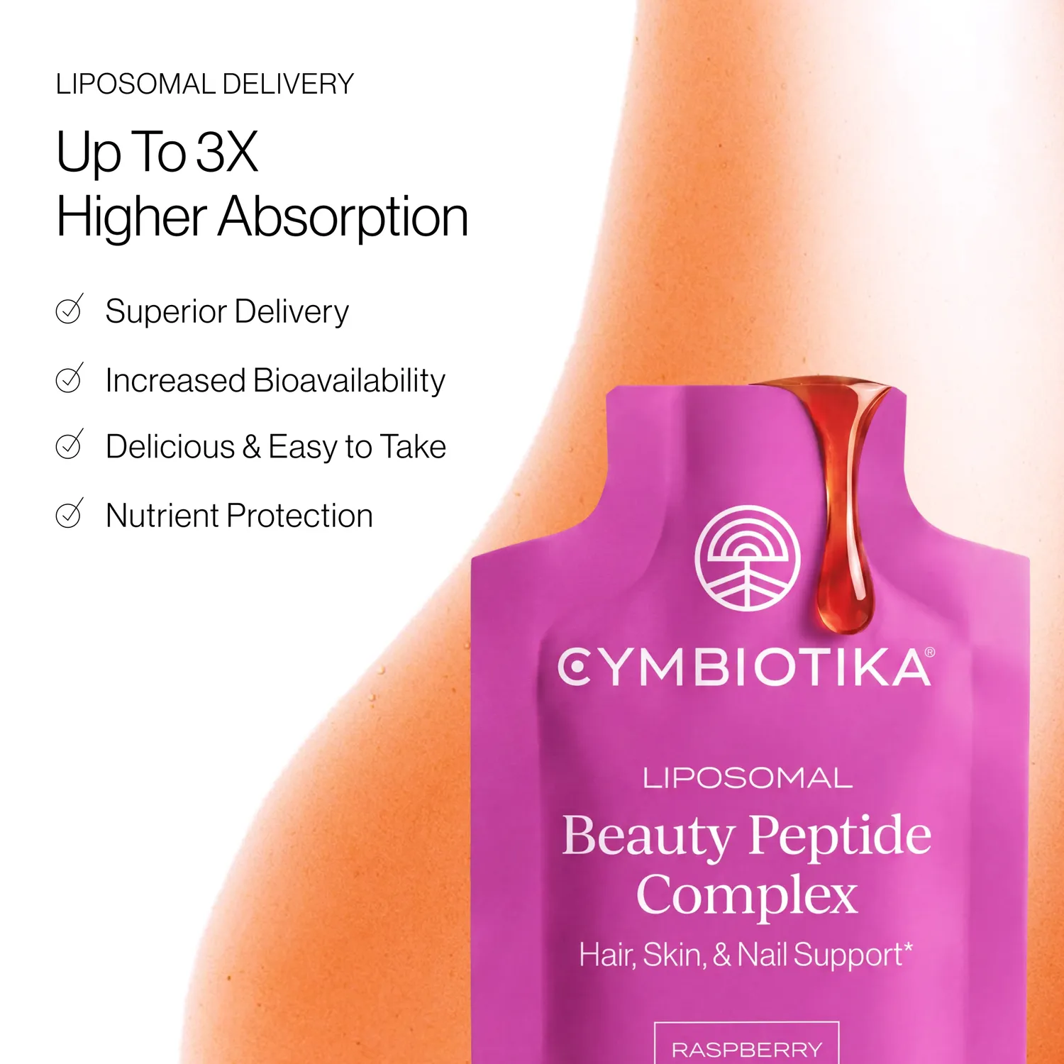 Cymbiotika Liposomal Beauty Peptide Complex kollagen
