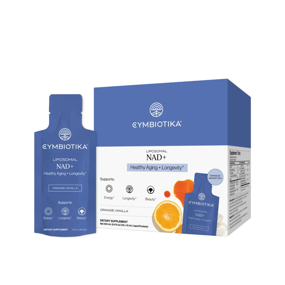 Cymbiotika Liposomal NAD+ tilskudd energi