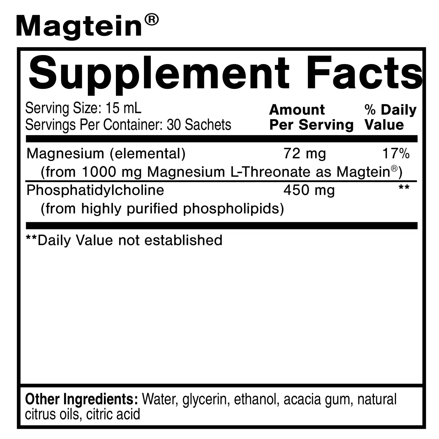 Quicksilver Magtein magnesium poser 30 stk – L-threonat