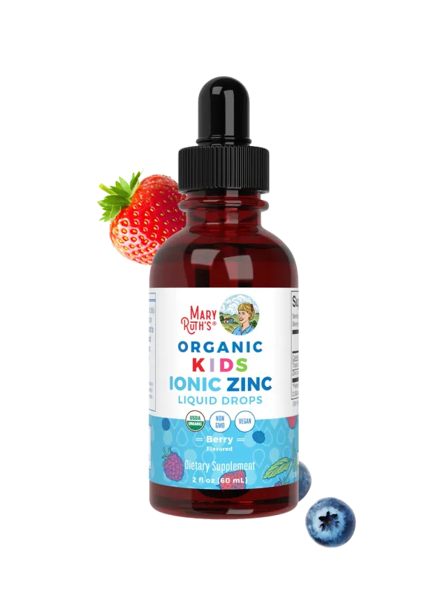 MaryRuth's Organic Kids Ionic Zinc dråper bær 30 doser