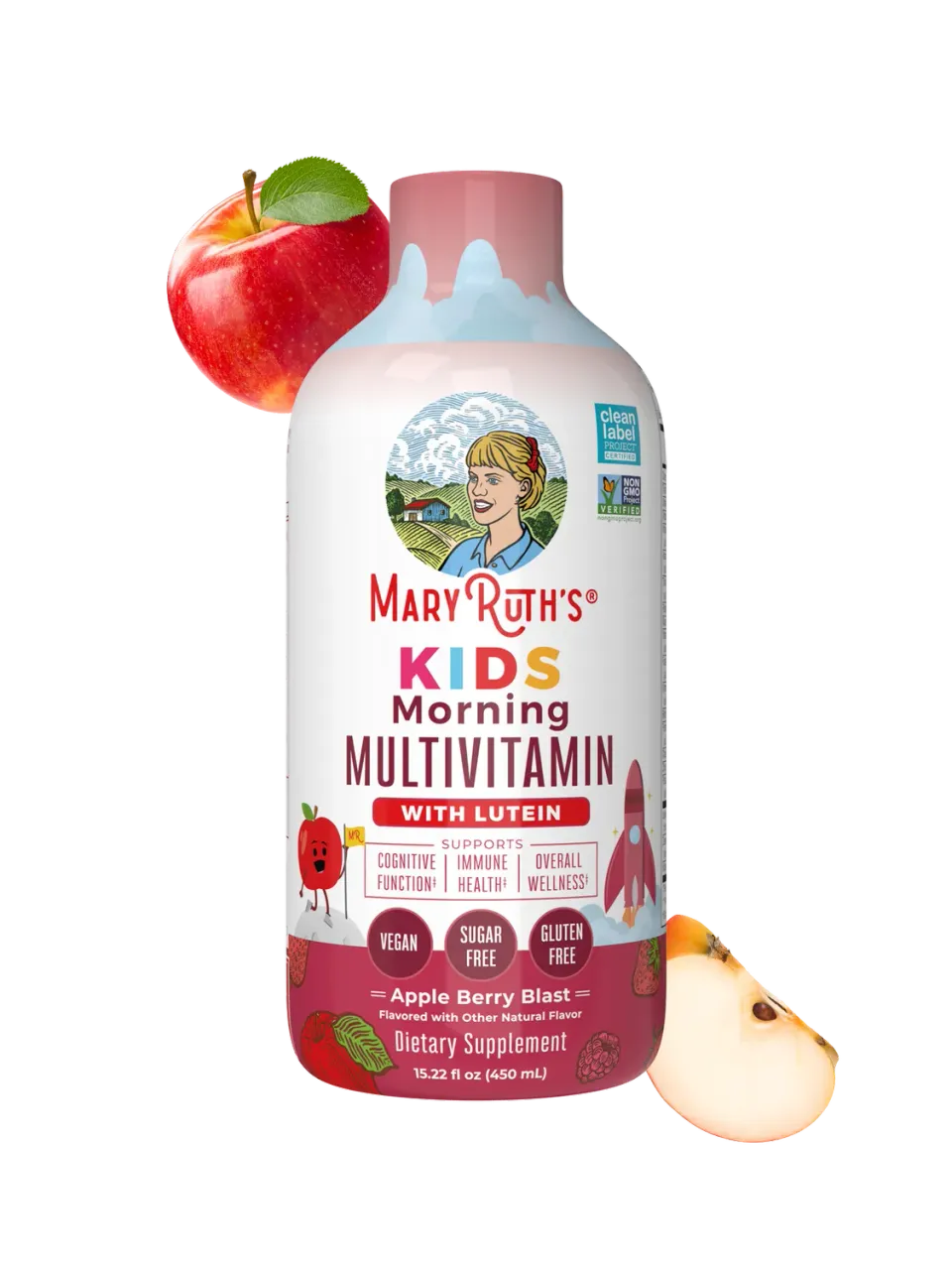 MaryRuth's Kids Liquid Morning Multivitamin flytende barn