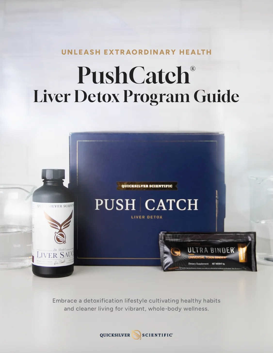 Quicksilver PushCatch Liver Detox leverkur med guidebok