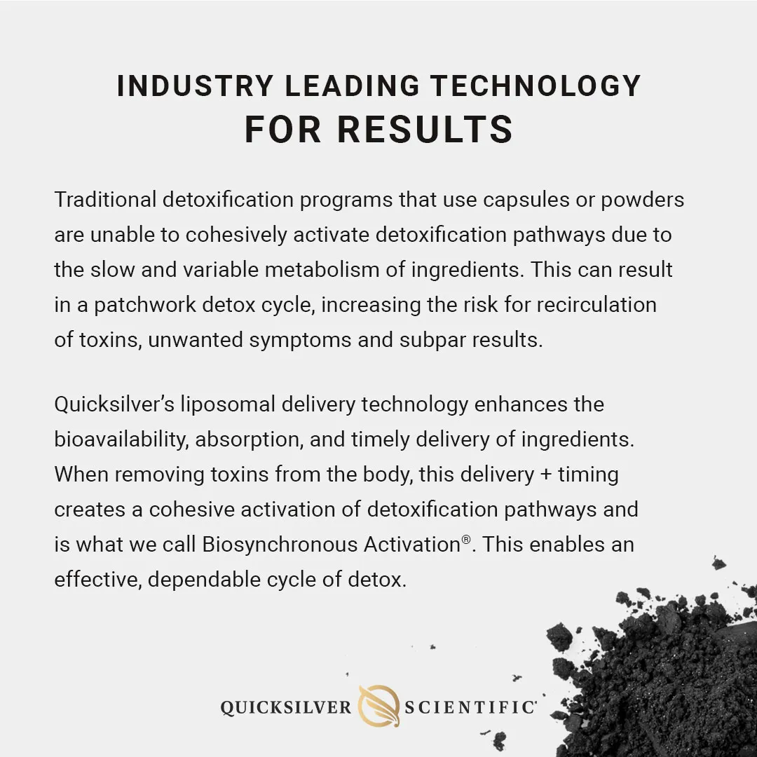 Quicksilver Scientific PushCatch Lever Detox 2-trinns kur