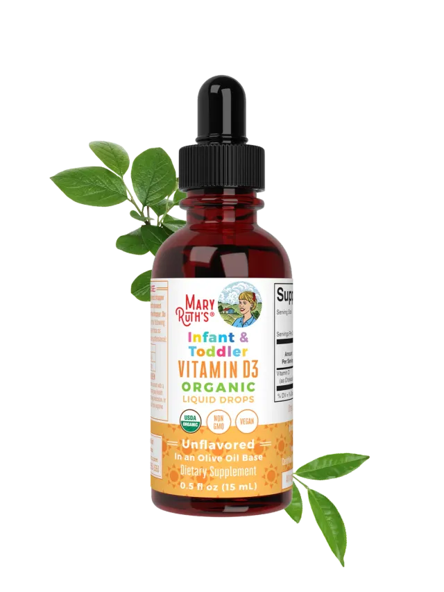 MaryRuth's Infant Toddler Vitamin D3 dråper 90 doser smakfri