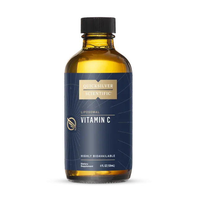 Quicksilver Vitamin C flytende 120 ml liposomal