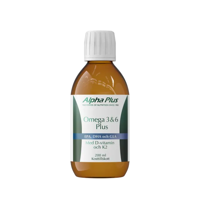 A+ Multivitamin Omega 3 & 6 Plus olje 200 ml – sitron