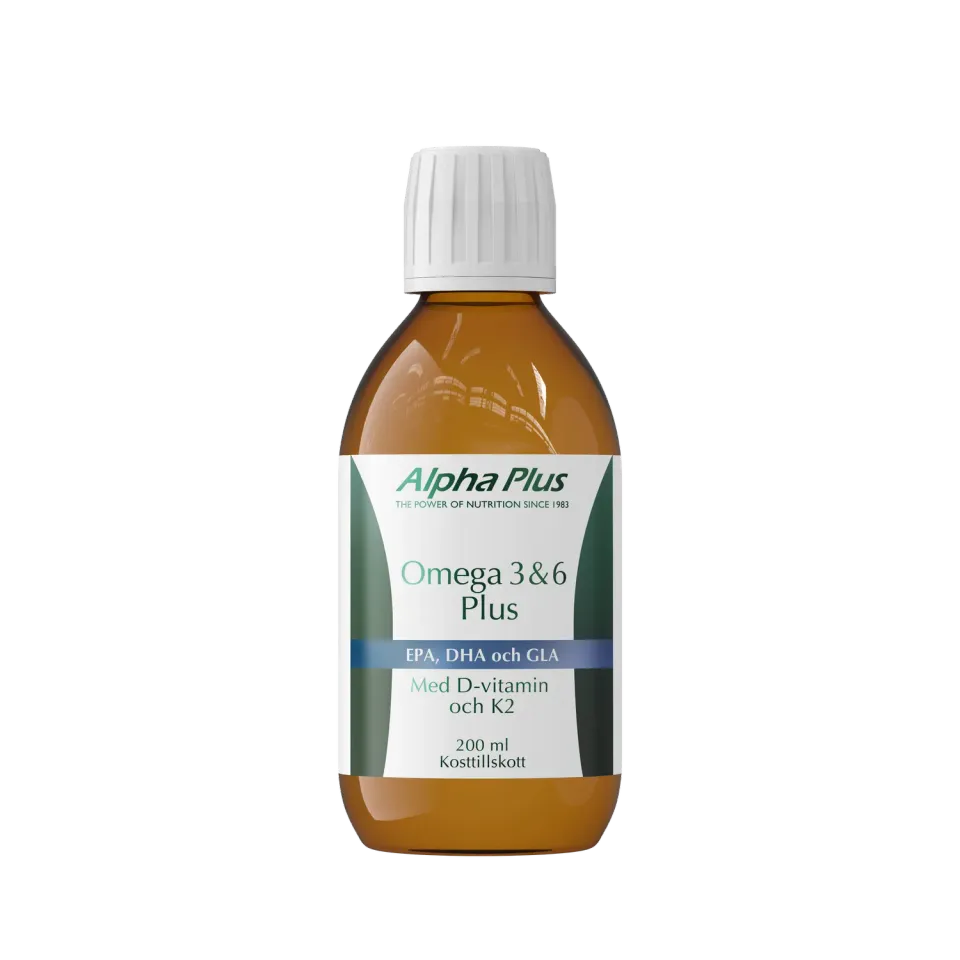 A+ Multivitamin Omega 3 & 6 Plus olje 200 ml – sitron