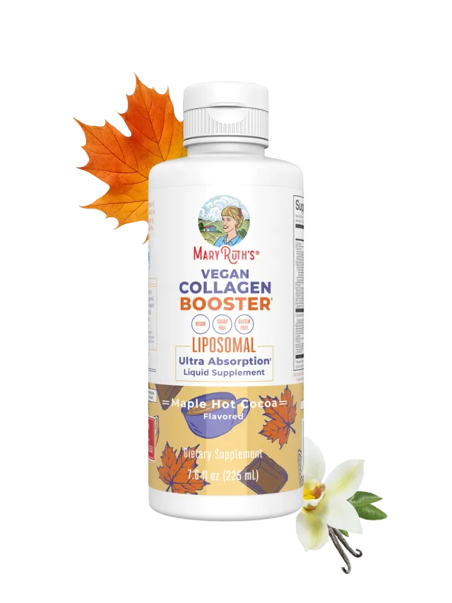 MaryRuth's Vegan Collagen Booster liposomal kakao hud