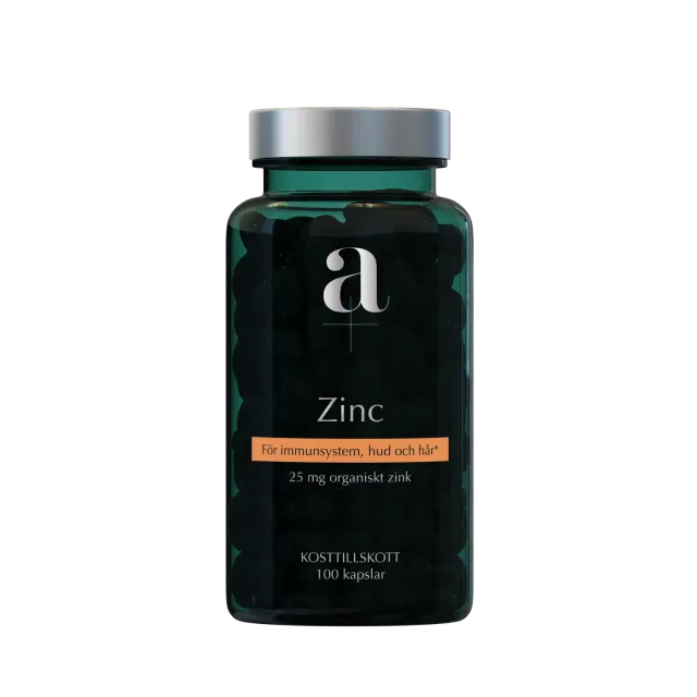 A+ Zinc sink kapsler 100 stk 25 mg