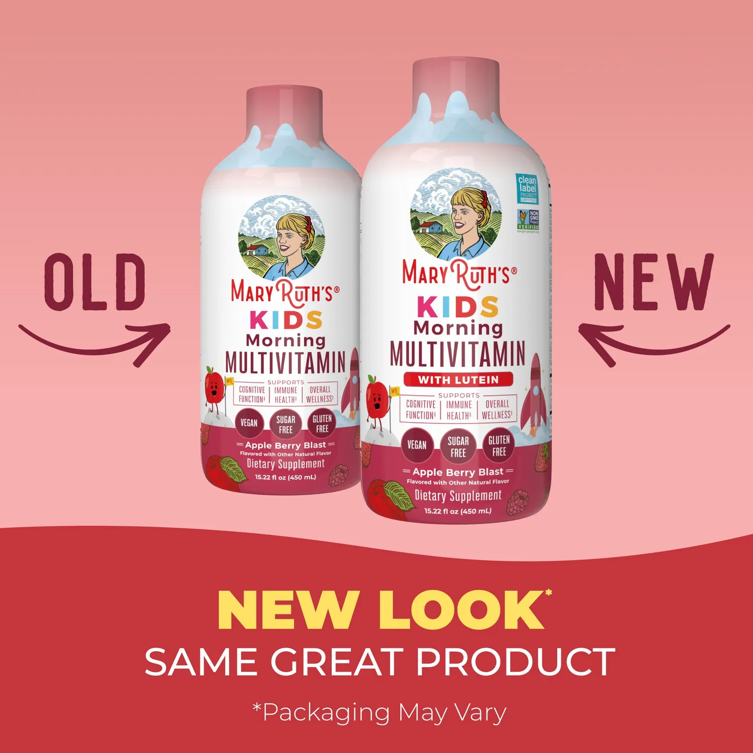 MaryRuth's Kids Liquid Morning Multivitamin flytende barn