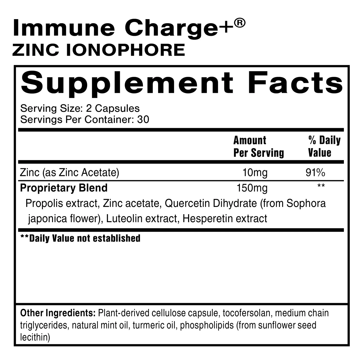 Quicksilver Immune Charge+ sink kapsler 60 stk – med quercetin