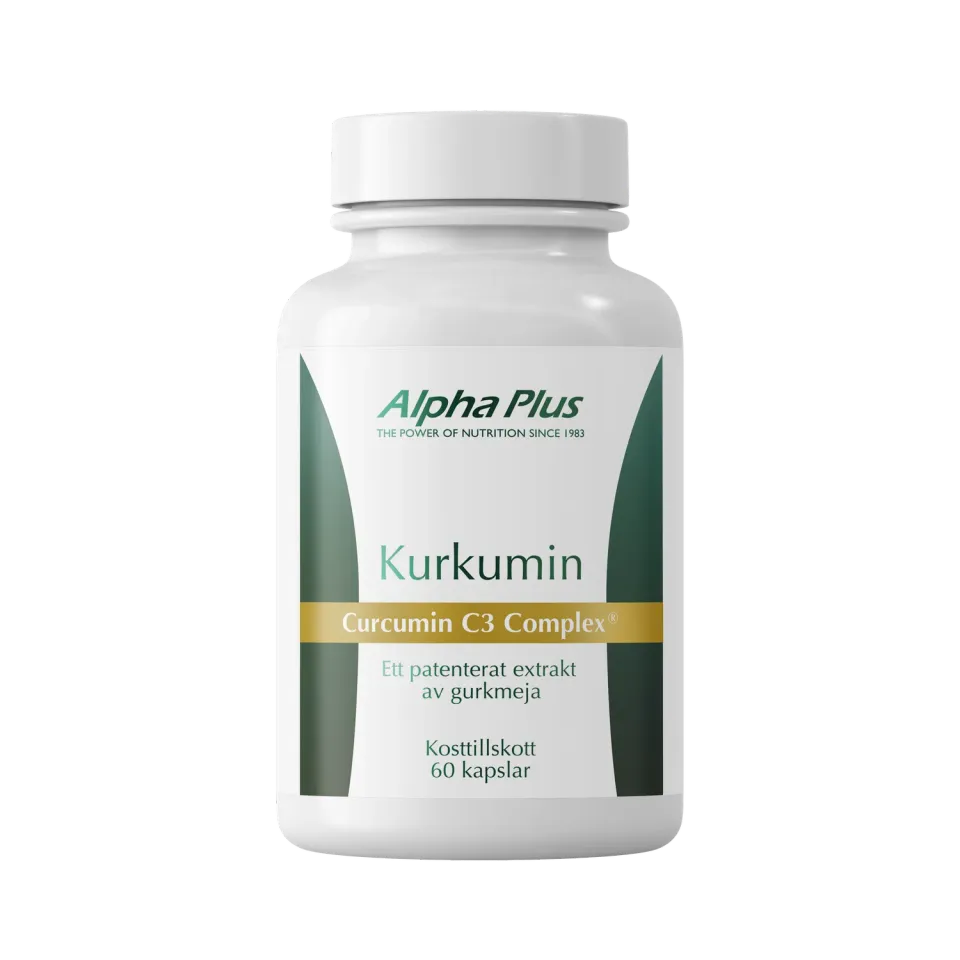 A+ Multivitamin Kurkumin kapsler 60 stk C3 Complex