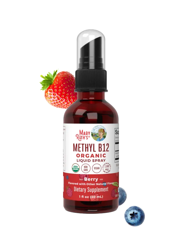 MaryRuth's Methyl B12 spray bær 2 spray daglig