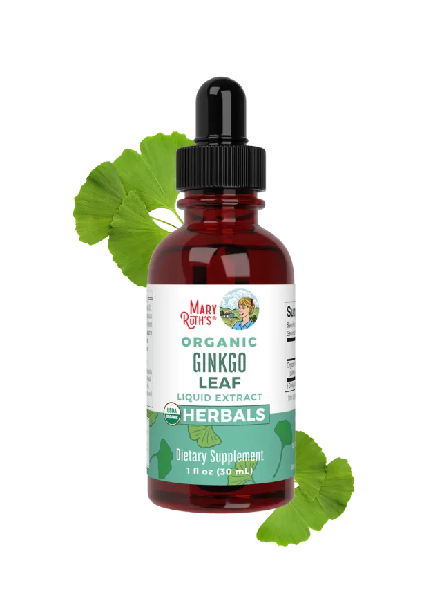 MaryRuth's Ginkgo Leaf dråper ginkgo biloba 60 doser