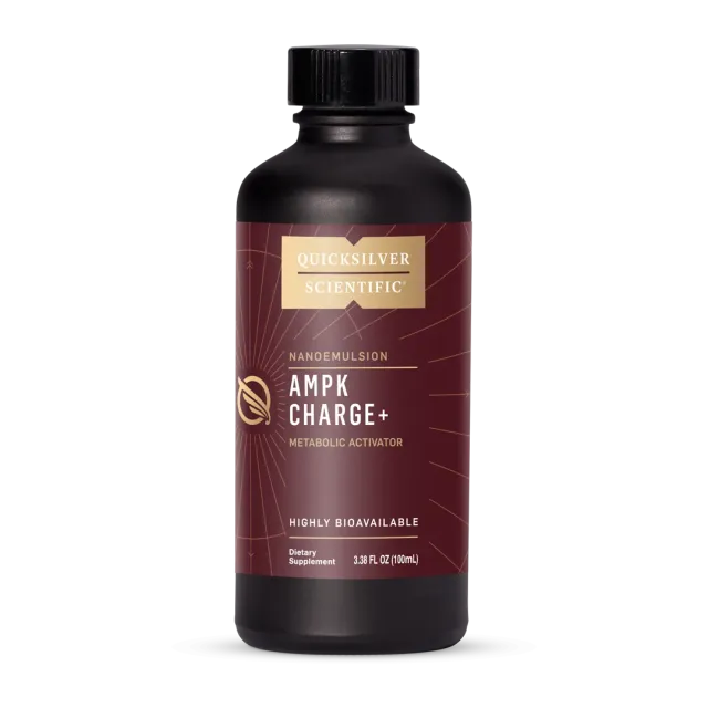 Quicksilver Scientific AMPK Charge+ kosttilskudd 100 ml fettforbrenning
