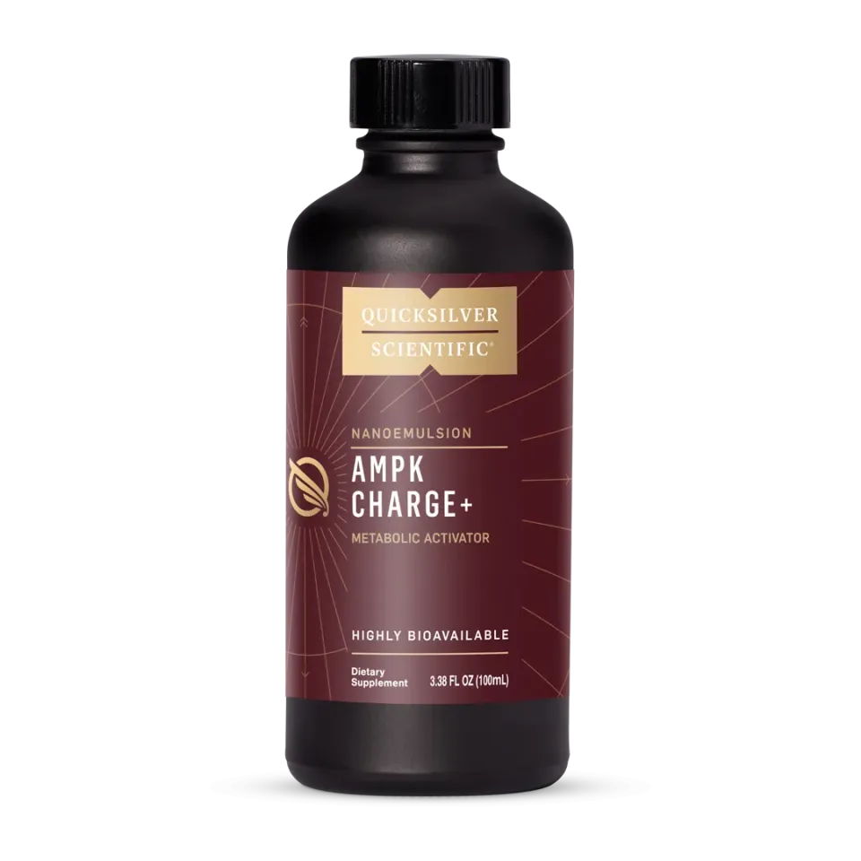 Quicksilver Scientific AMPK Charge+ kosttilskudd 100 ml fettforbrenning