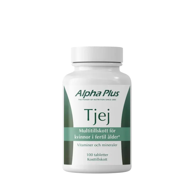 A+ Multivitamin Tjej tabletter 100 stk jern