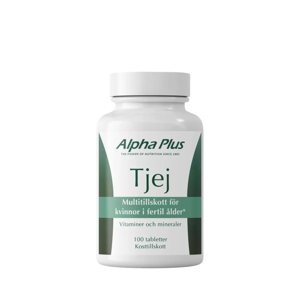 A+ Multivitamin Tjej tabletter 100 stk jern