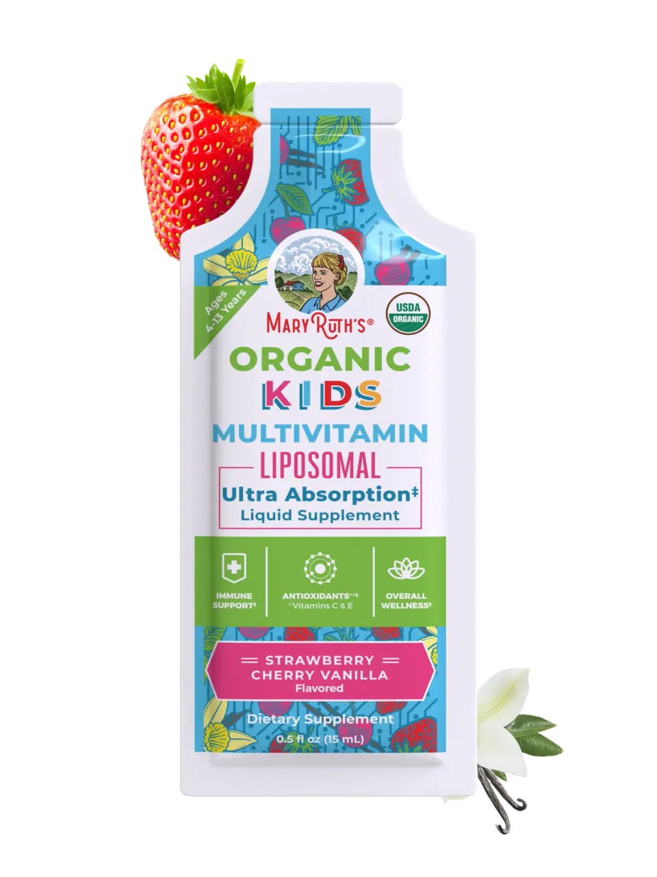 MaryRuth's Kids Multivitamin liposomal poser 14 stk