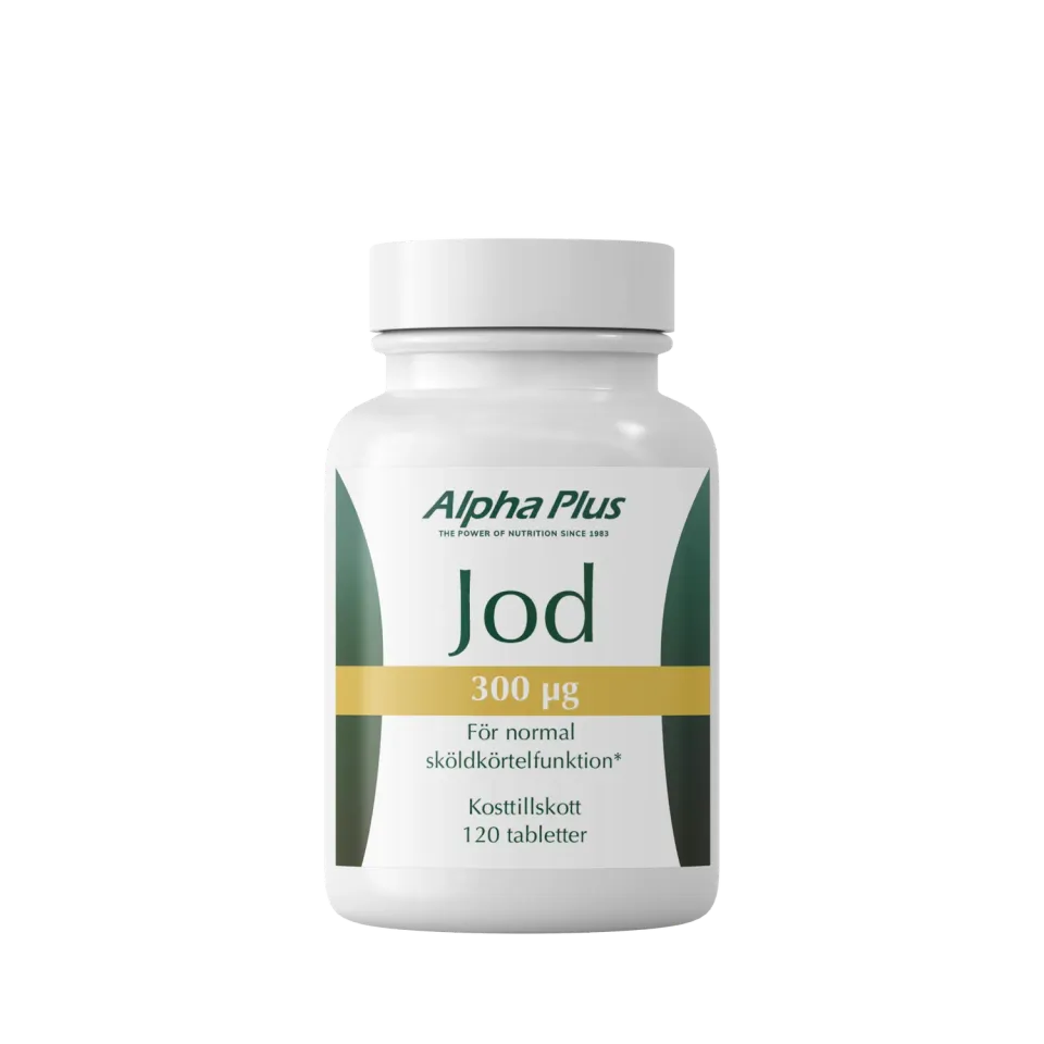 A+ Multivitamin Jod 300 µg tabletter 120 stk kaliumjodid