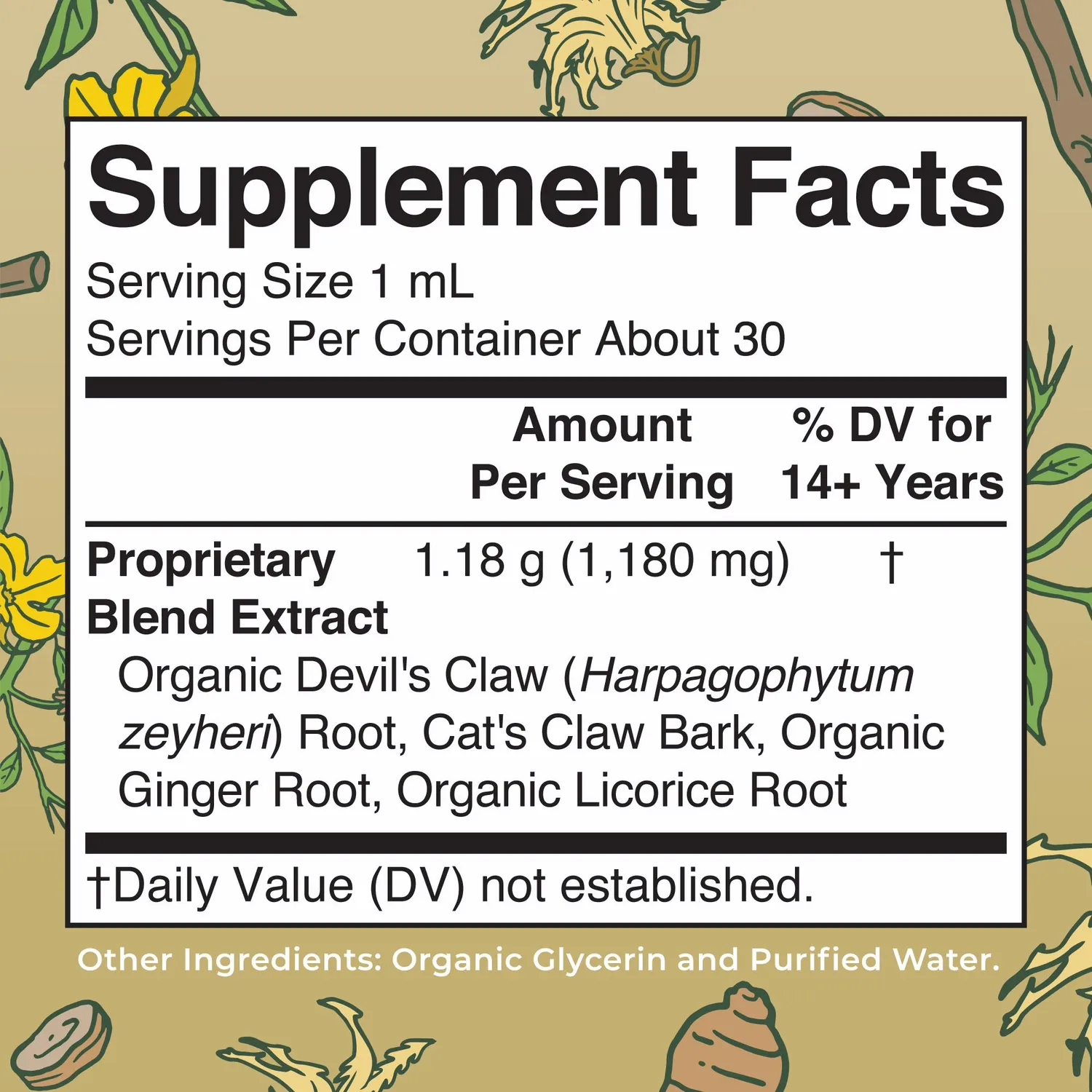 MaryRuth's Joint Health Liquid Drops dråper 30 ml urter