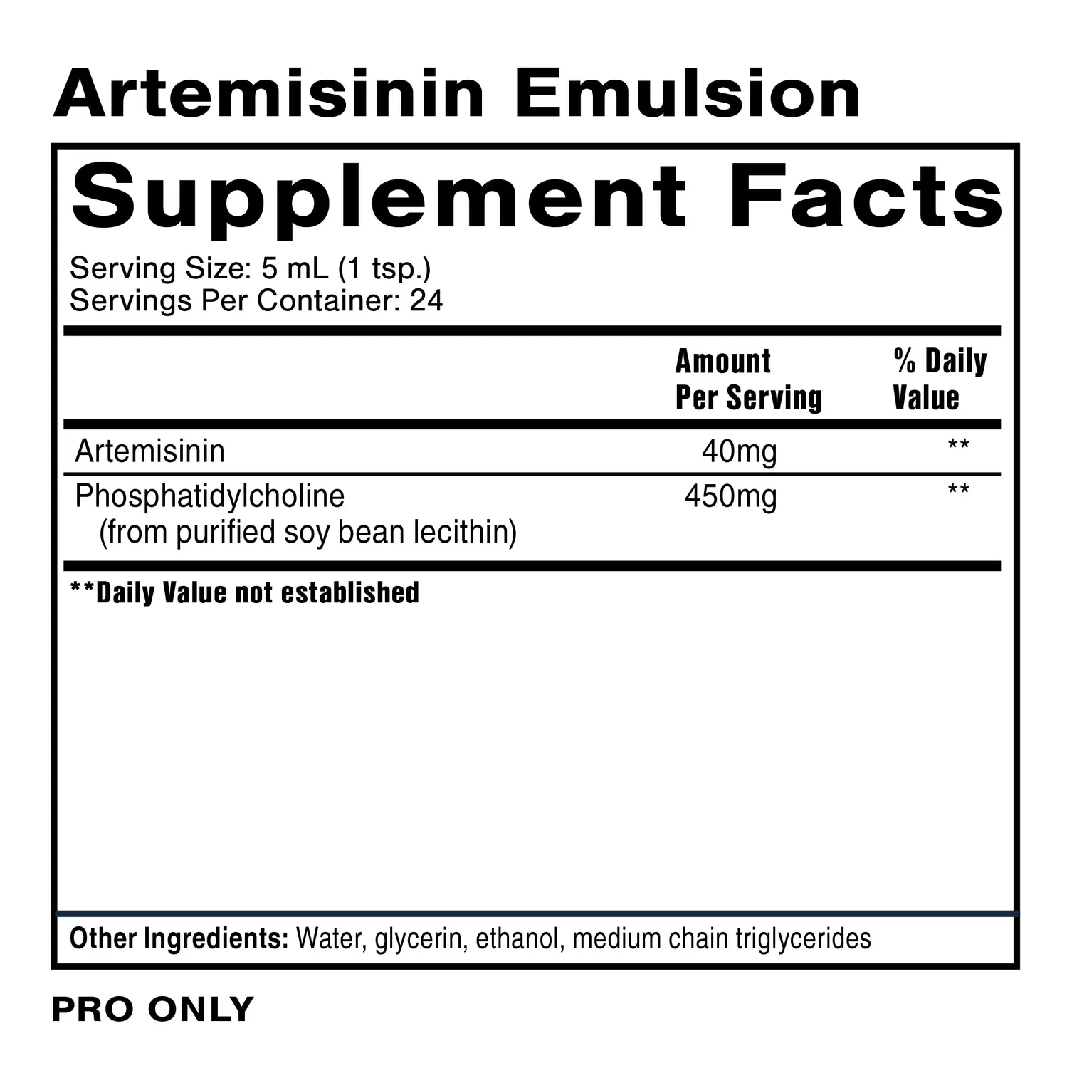 Quicksilver Scientific Artemisinin gel 120 ml malurt