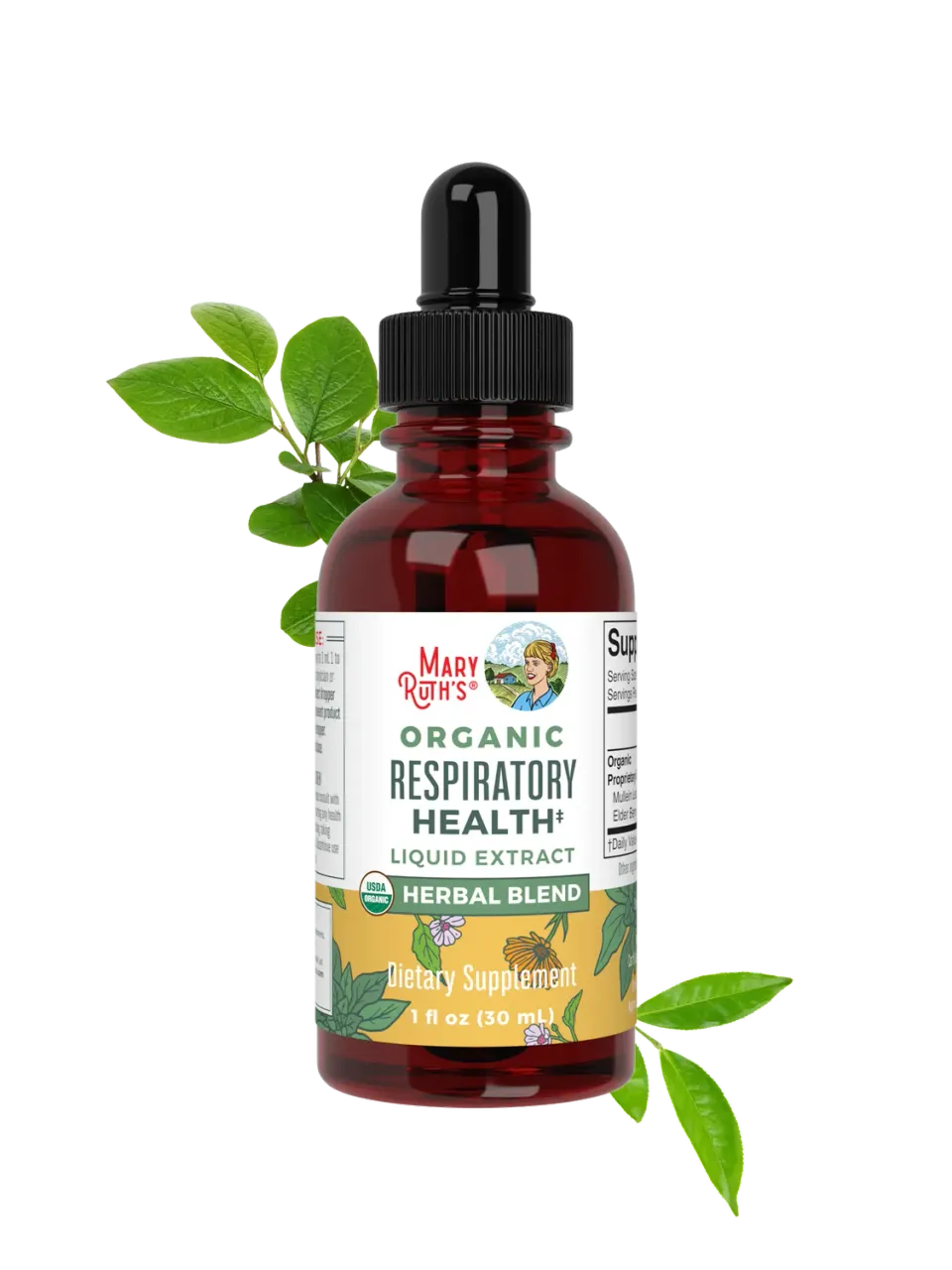 MaryRuth's Organic Respiratory Health Herbal Blend dråper 30 doser