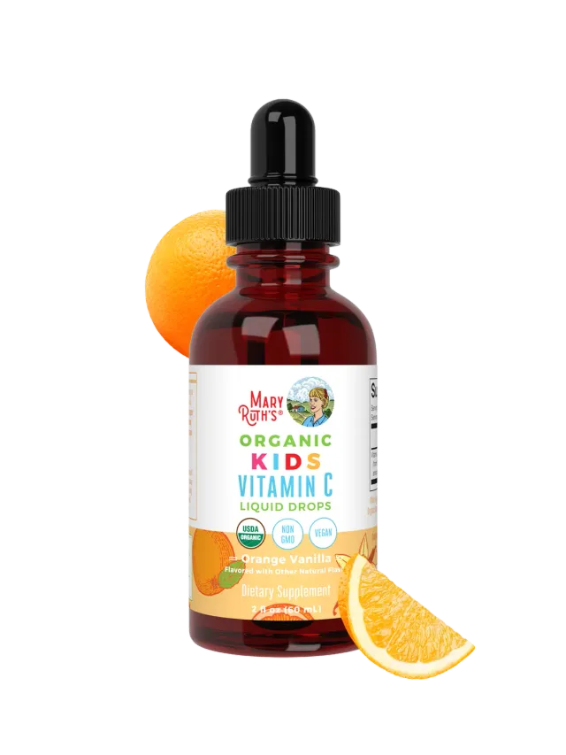 MaryRuth's Kids Vitamin C dråper appelsin-vanilje 30 doser