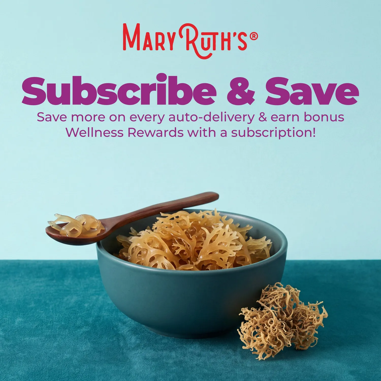 MaryRuth's Sea Moss gummies 60 stk grønt eple