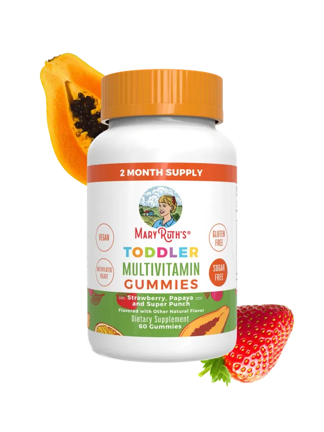 MaryRuth's Toddler Multivitamin gummies sukkerfri 1 per dag