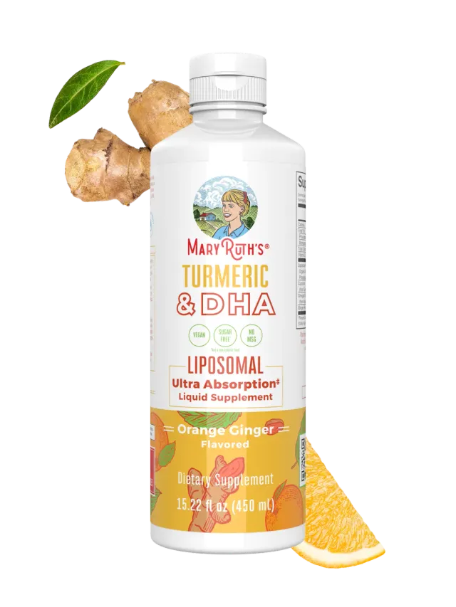 MaryRuth's Turmeric DHA Liposomal flytende gurkemeie