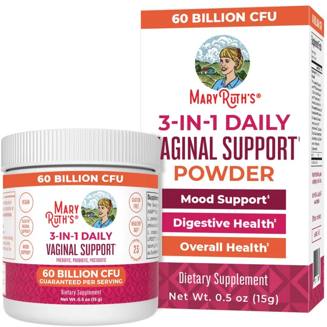 MaryRuth's 3-in-1 Vaginal Support Powder probiotikapulver 60 mrd CFU