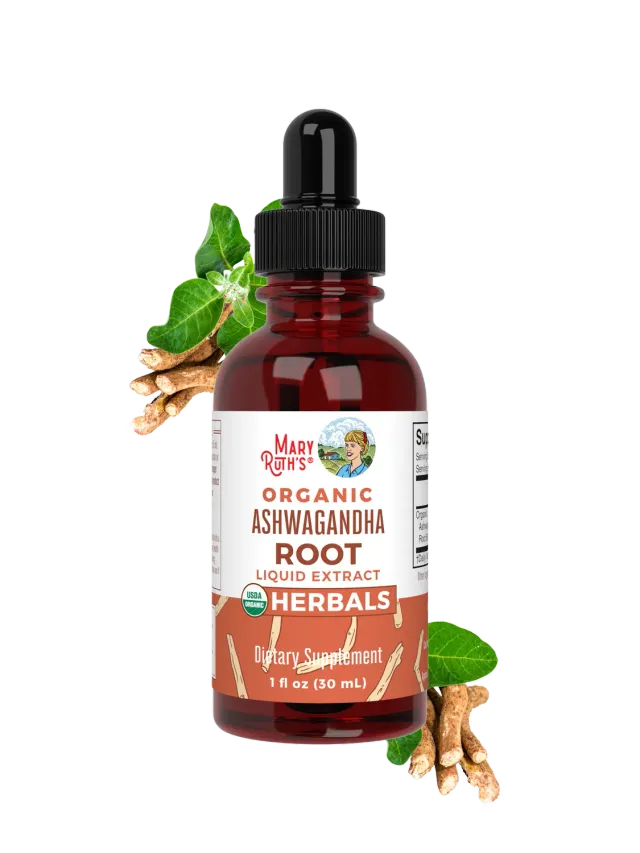 MaryRuth's Organic Ashwagandha Root Liquid dråper 60 doser