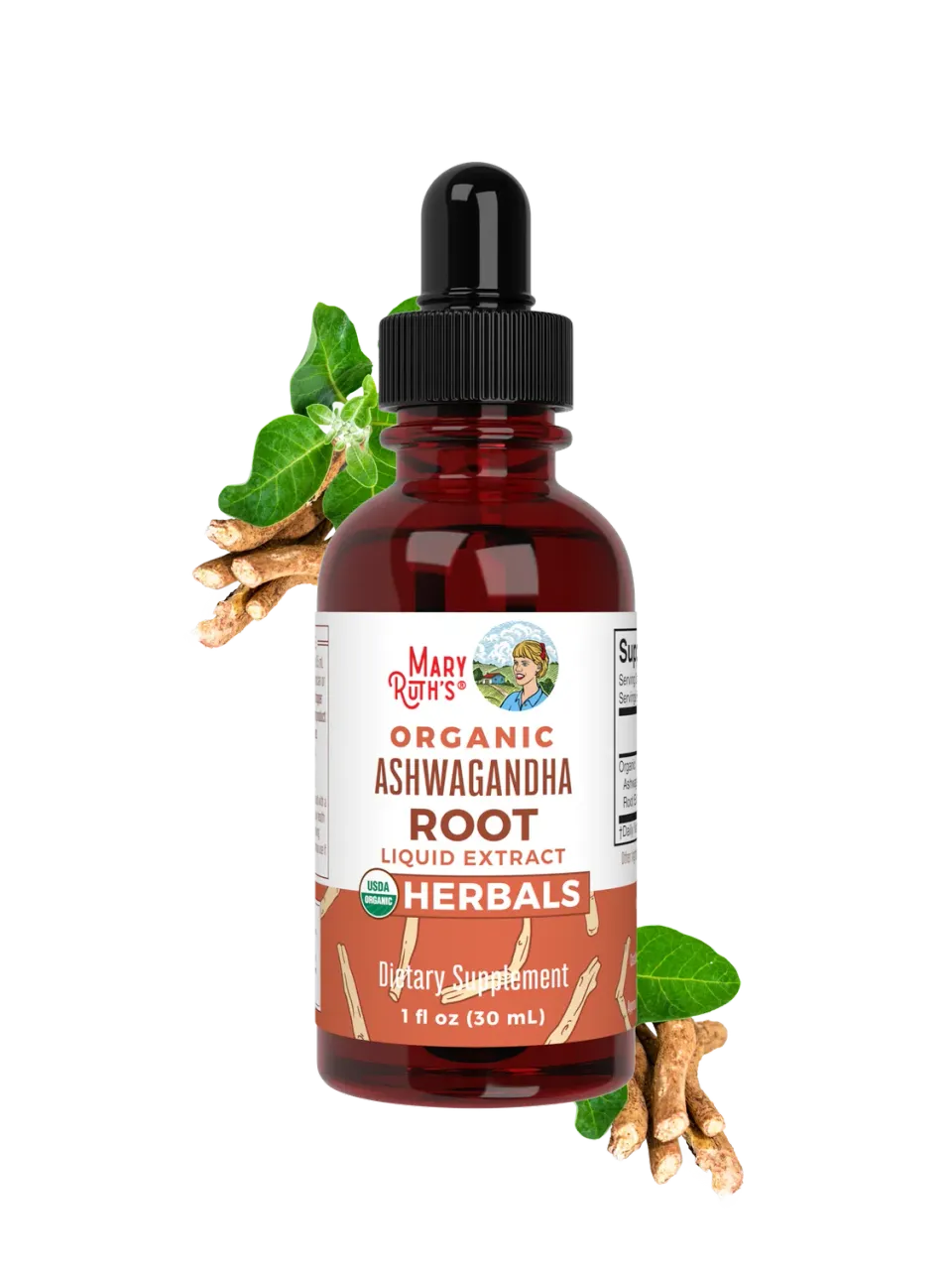 MaryRuth's Organic Ashwagandha Root Liquid dråper 60 doser
